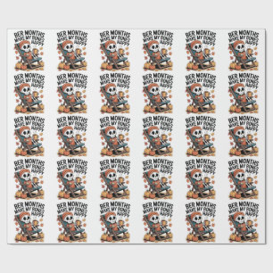 Ber Months Make My Bones Happy Christmas  Wrapping Paper