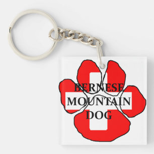 ber mt dog name paw switzerland flag.png keychain