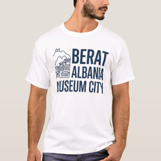 Berat Albania Minimalist Ottoman City T-Shirt