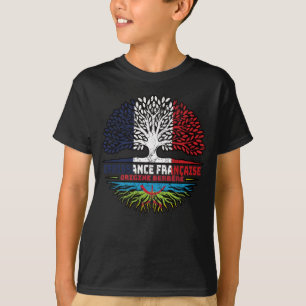 Berber Amazigh French France Tree Roots Flag T-Shirt
