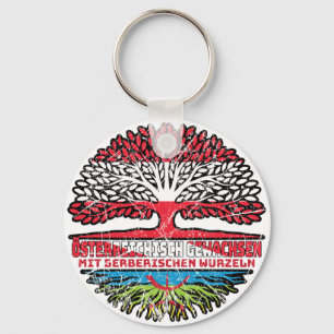 Berber Berberisch Österreichisch Österreich Baum Keychain