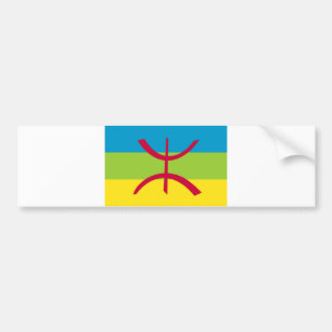 berber ethnic flag bumper sticker