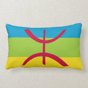 berber ethnic flag lumbar pillow