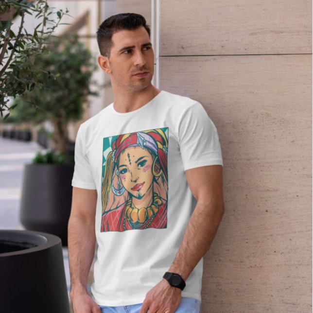 Berber Girl Portrait Illustration   T-Shirt (Creator Uploaded)