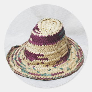 berber-hat classic round sticker