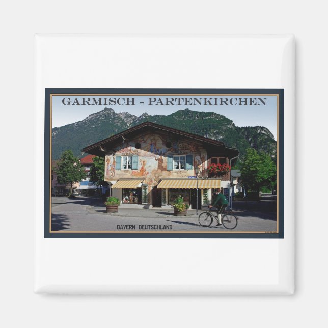 Berchtesgaden - Bavarian Biker Magnet (Front)