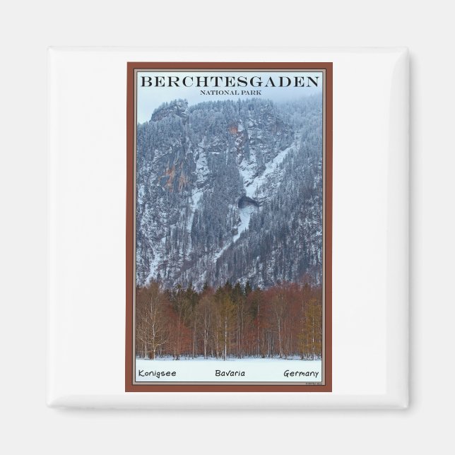 Berchtesgaden National Park - Winter Magnet (Front)