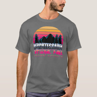 Berchtesgaden National Park with GPS Location 80s  T-Shirt