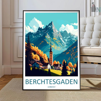 Berchtesgaden Travel Print Wall Art Berchtesgaden 