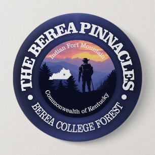 Berea Pinnacles (rd2) 4 Inch Round Button