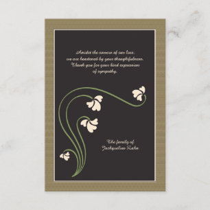 Bereavement Thank You Card