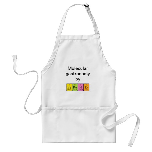 Berend periodic table name apron (Front)