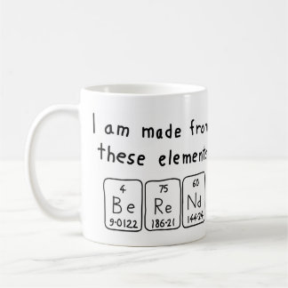 Berend periodic table name mug