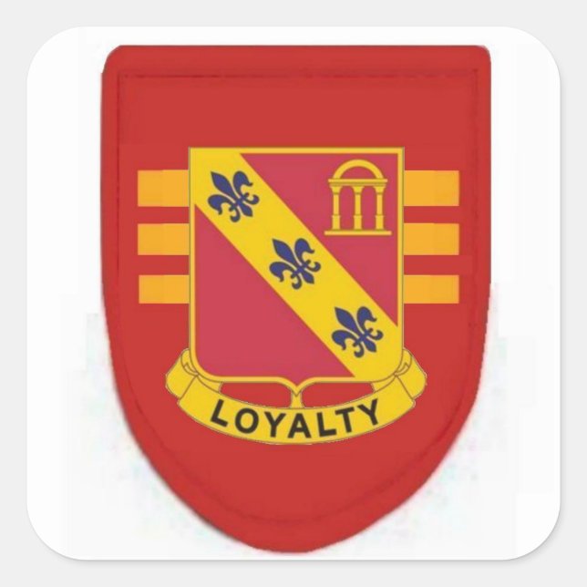 Beret Flash 3rd Bn 319th  Field Artillery Stickers (Front)