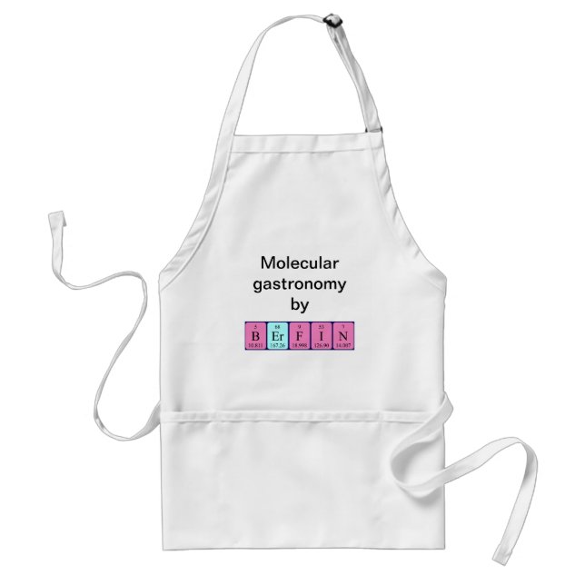 Berfin periodic table name apron (Front)