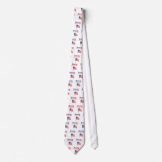 Berg for Congress Patriotic American Flag Tie