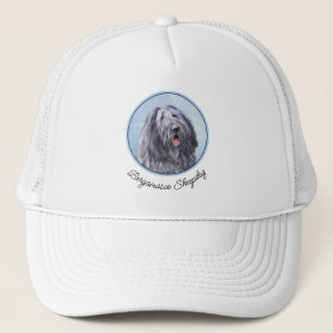 Bergamasco Sheepdog Painting - Cute Original Dog A Trucker Hat