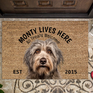 Bergamasco Sheepdog Personalized Pet Doormat