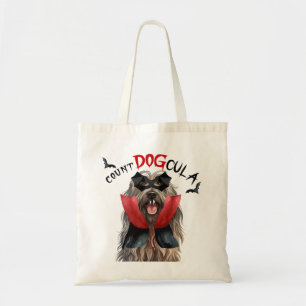 Bergamasco Vampire Dog Trick or Treat Tote Bag