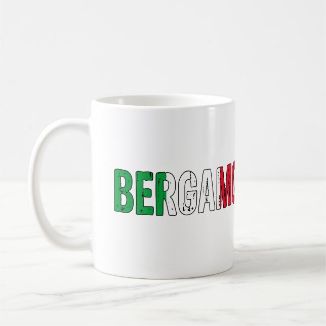 Bergamo Italy Coffee Mug (Left)