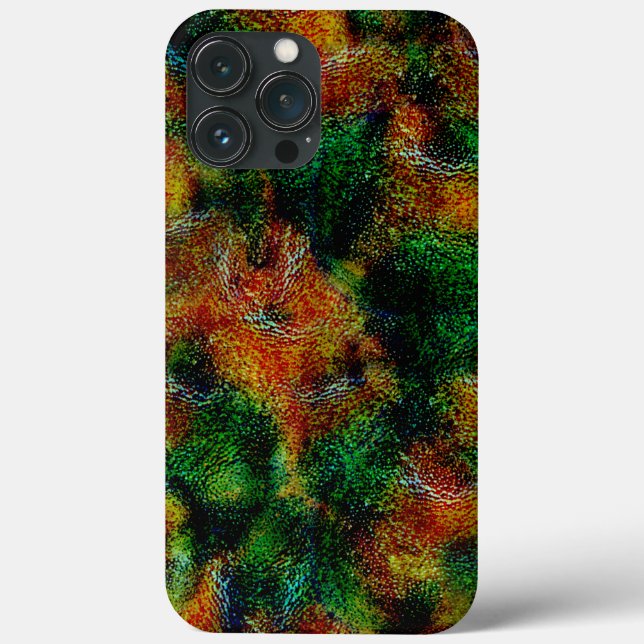Bergamot skin texture in strong orange and green   Case-Mate iPhone case (Back)
