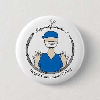 Bergen Community College Surgical Technologist 2 Inch Round Button