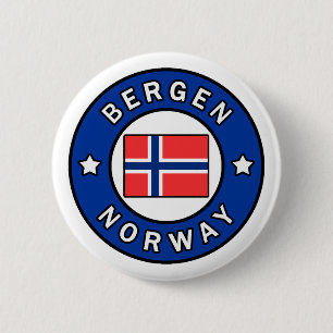 Bergen Norway 2 Inch Round Button