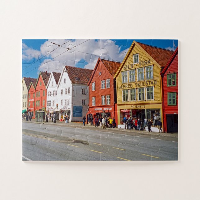 Bergen, Norway 30-pc Jigsaw Puzzle (Horizontal)