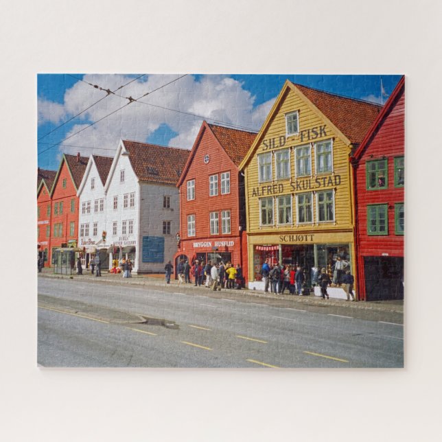 Bergen, Norway 520-pc Jigsaw Puzzle (Horizontal)