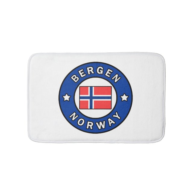 Bergen Norway Bath Mat (Front)