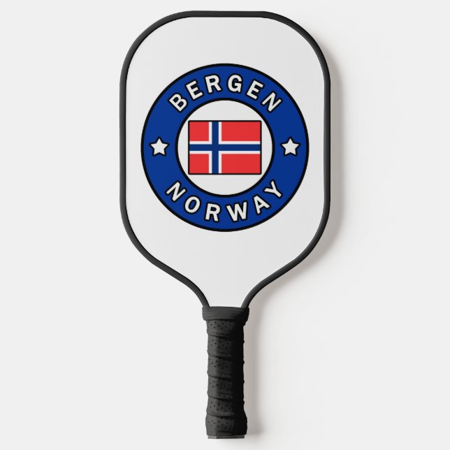 Bergen Norway Pickleball Paddle (Front)