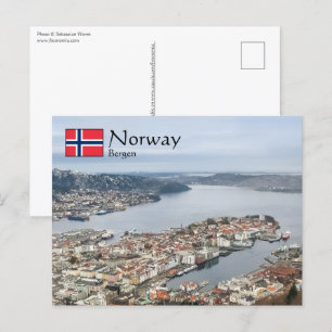 Bergen Norway Postcard