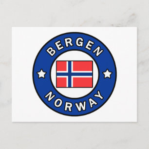 Bergen Norway Postcard