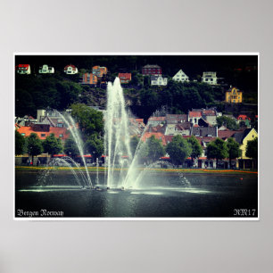 #Bergen #Norway Poster