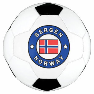 Bergen Norway Soccer Ball