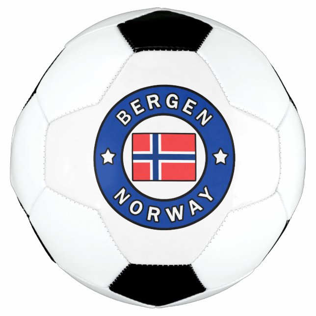 Bergen Norway Soccer Ball (Front)