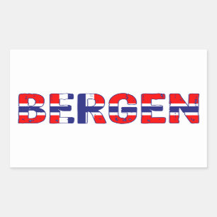 Bergen Norway Sticker