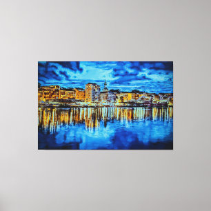 BERGEN - NORWAY - THE GATEWAY TO THE FJORDS CANVAS PRINT