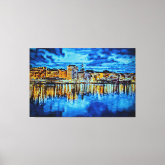 BERGEN - NORWAY - THE GATEWAY TO THE FJORDS CANVAS PRINT