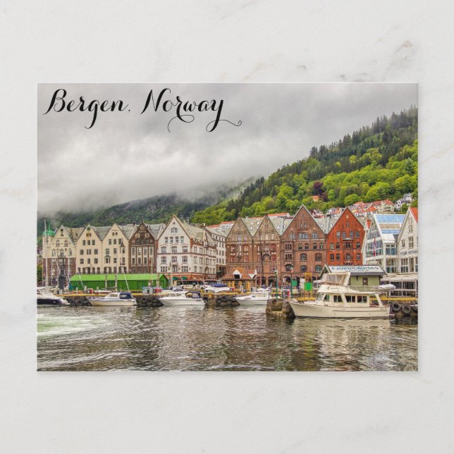 Bergen Norway Travel Photo Postcard (Front)