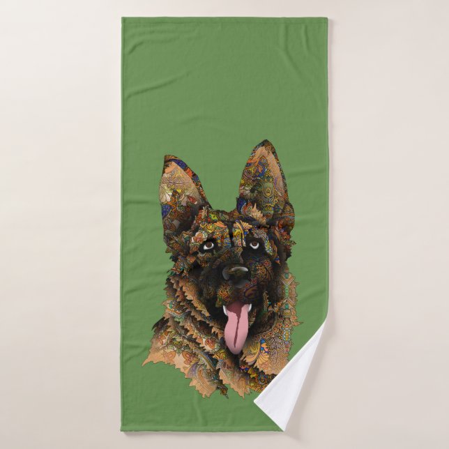 Berger allemand (Serviette de bain)