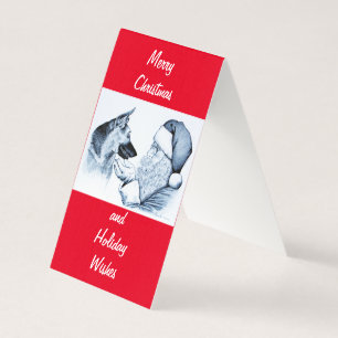 Berger allemand et Père Noël