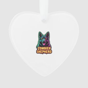 Berger Allemand GSD Shep Chien Zombie Halloween Es