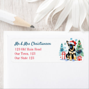 Berger allemand Noël pour les chiens