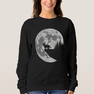 Berger Blanc Suisse Apparel And Moon Halloween Cos Sweatshirt