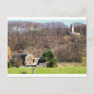 Berger-Denkmal Wasserkraftwerk Witten Postcard