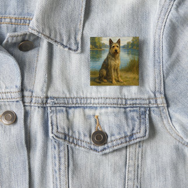 Berger Picard 2 Inch Square Button (In Situ)