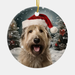 Berger Picard Dog Christmas Keepsake Ceramic Ornament