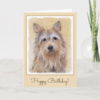 Berger Picard Painting - Cute Original Dog Art