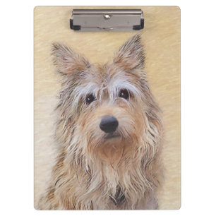 Berger Picard Painting - Cute Original Dog Art Clipboard